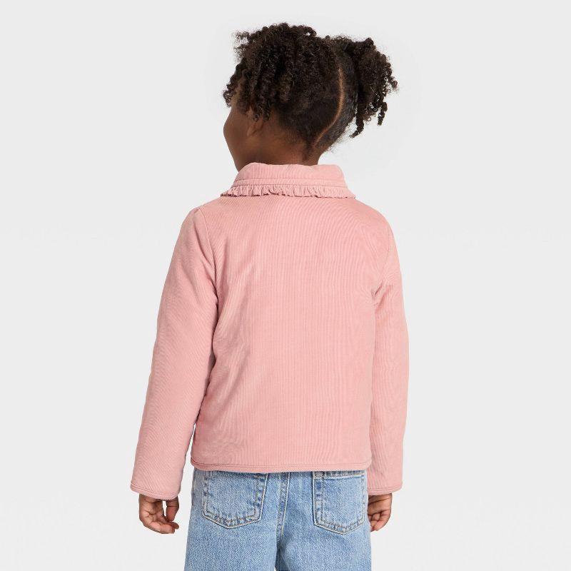 slide 2 of 4, OshKosh B'gosh Toddler Girls' Corduroy Jacket - Pink 3T, 1 ct