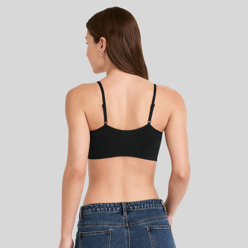 slide 2 of 2, Jockey Generation™ Women's Seamfree® Stretch Cami Bralette - Black M, 1 ct