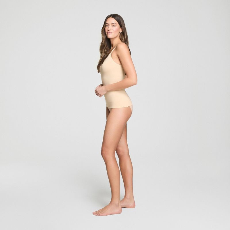slide 4 of 5, ASSETS by SPANX Women's Remarkable Results Cami - Nude S, 1 ct