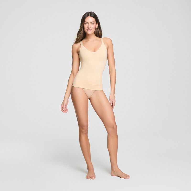 slide 2 of 5, ASSETS by SPANX Women's Remarkable Results Cami - Nude L, 1 ct