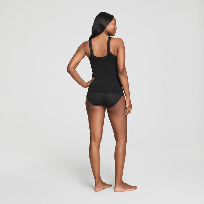 slide 4 of 5, ASSETS by SPANX Women's Remarkable Results Cami - Black M, 1 ct