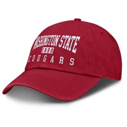 NCAA Washington State Cougars Relaxed Fit Adjustable Hat