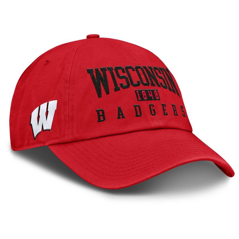 slide 3 of 4, NCAA Wisconsin Badgers Relaxed Fit Adjustable Hat, 1 ct