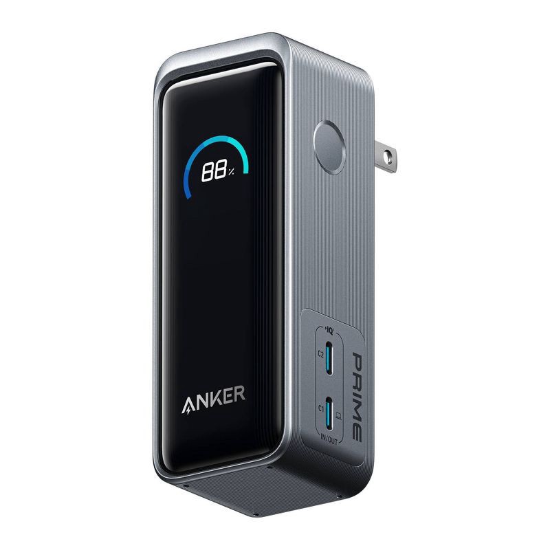 slide 2 of 8, Anker 9600mAh 65W Prime Power Bank Fusion - Black: Dual Device Charging, 240V Output, 1 ct