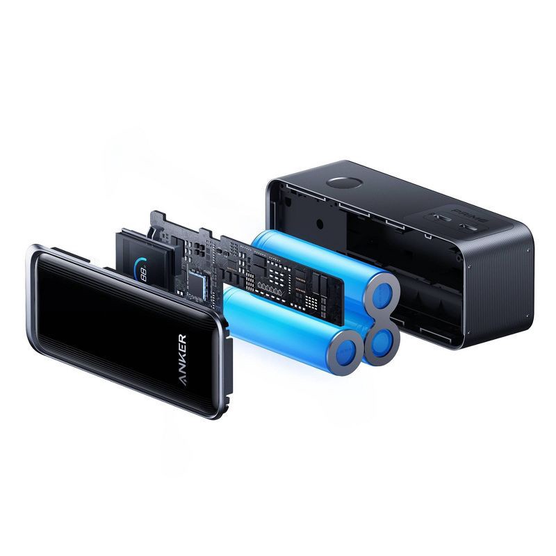 slide 4 of 8, Anker 9600mAh 65W Prime Power Bank Fusion - Black: Dual Device Charging, 240V Output, 1 ct