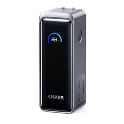 Anker 9600mAh 65W Prime Power Bank Fusion - Black: Dual Device Charging, 240V Output