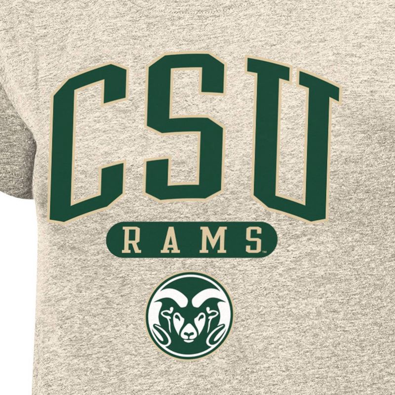 slide 3 of 3, NCAA Colorado State Rams Women's Oatmeal T-Shirt - S, 1 ct
