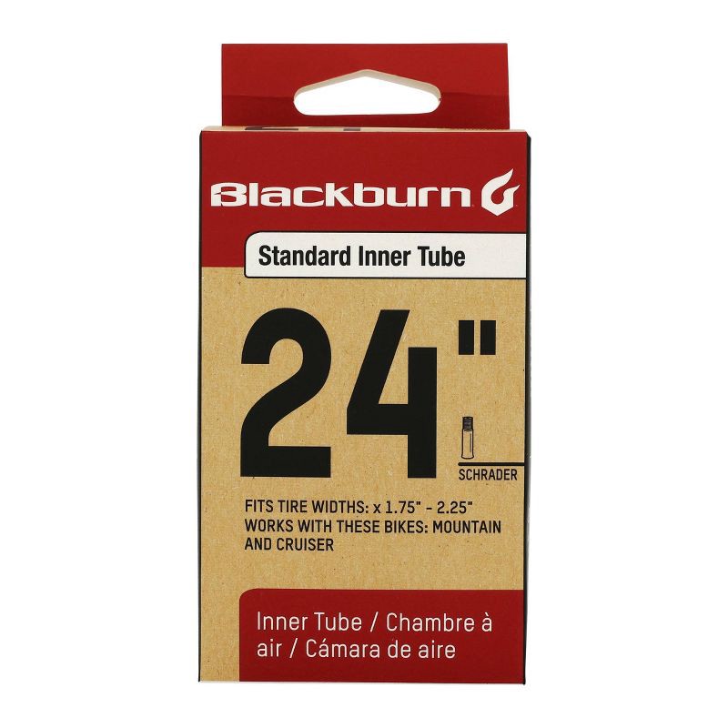 slide 1 of 3, Blackburn 24" Bike Tube - Black, 1 ct