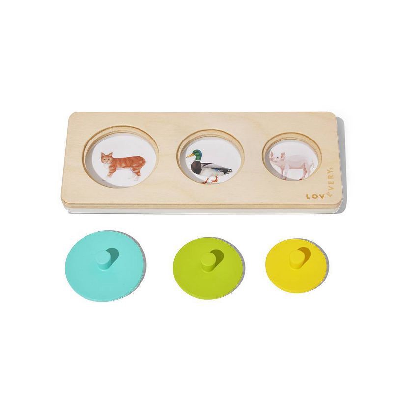 slide 3 of 8, Lovevery Things I See Puzzle - 4pc, 4 ct