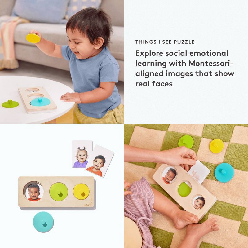 slide 8 of 8, Lovevery Things I See Puzzle - 4pc, 4 ct