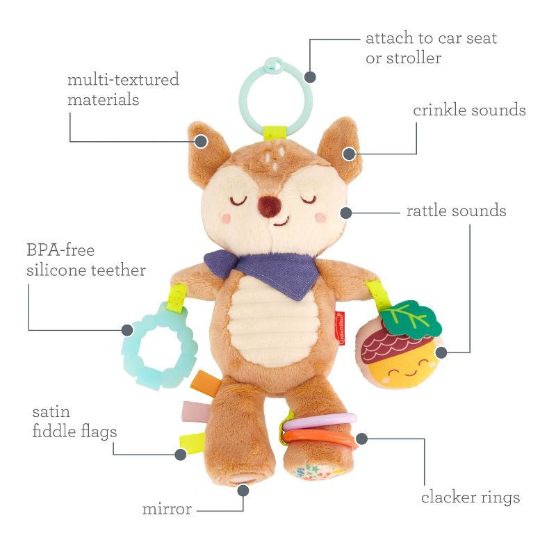 slide 5 of 7, Infantino Go Gaga Baby Playtime Pal - Deer, 1 ct