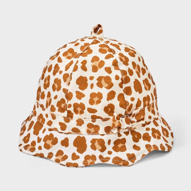 slide 4 of 4, Baby Girls' Leopard Sunhat & Sunglasses Set - Cat & Jack™ Brown 6-12M, 1 ct