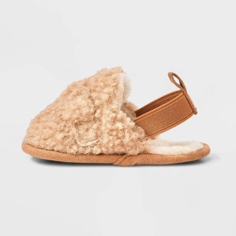 slide 4 of 4, Baby Clog Crib Shoes - Cat & Jack™ Brown 0-3M, 1 ct