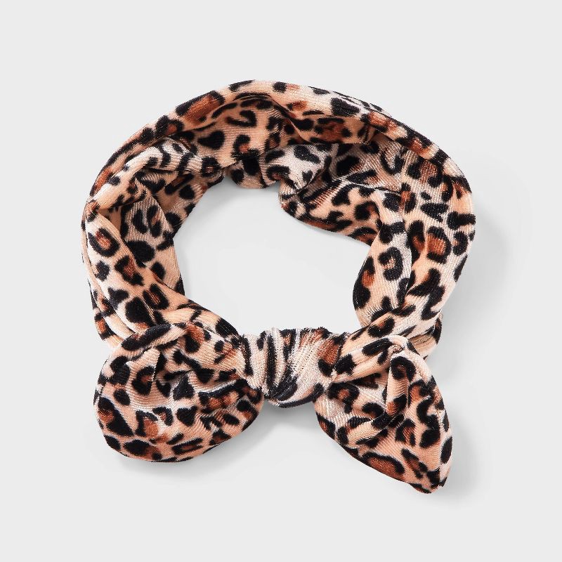 slide 2 of 4, Toddler Girls' Leopard Headband & Sunglasses Set - Cat & Jack™ Light Brown, 1 ct