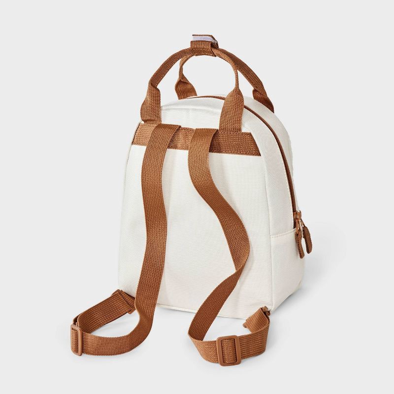 slide 2 of 4, Toddler Girls' Cozy Cat Backpack - Cat & Jack™ Cream, 1 ct