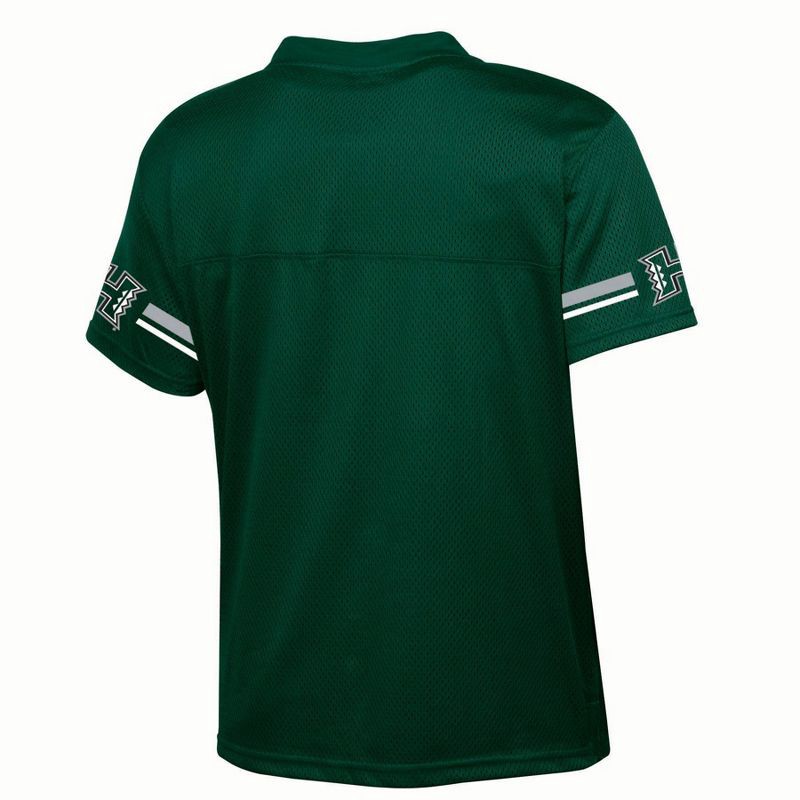 slide 2 of 3, NCAA Hawaii Rainbow Warriors Women's White Jersey - S, 1 ct