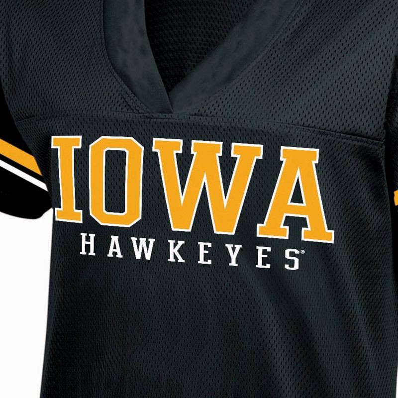 slide 3 of 3, NCAA Iowa Hawkeyes Women's White Jersey - L, 1 ct