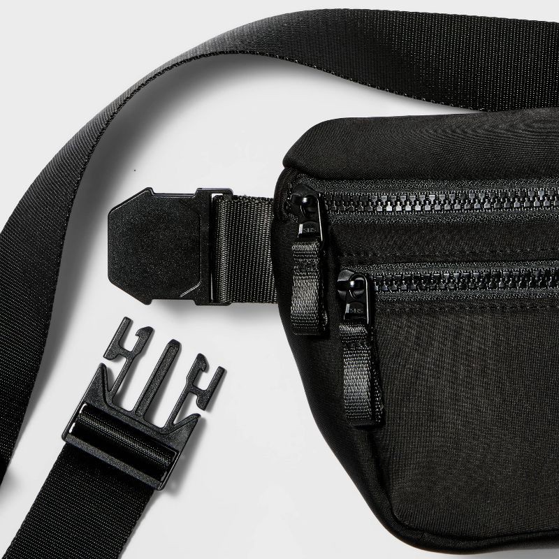 slide 4 of 4, Premium Belt Bag - All In Motion™ - Black, 1 ct