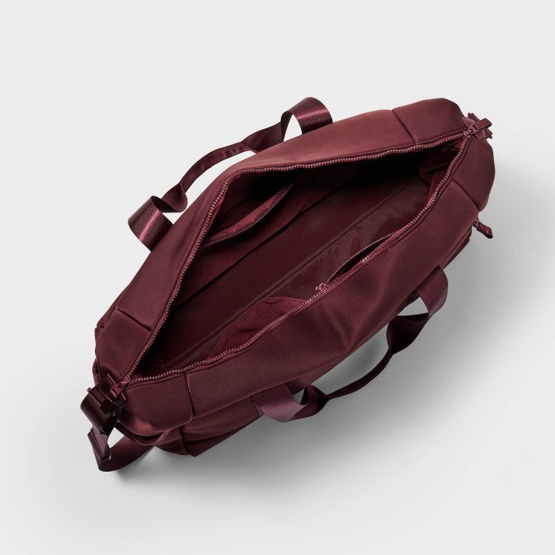 slide 4 of 4, Faux Neoprene Weekender Bag - All In Motion™ - Maroon, 1 ct