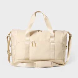 Faux Neoprene Weekender Bag - All In Motion™ - Cream