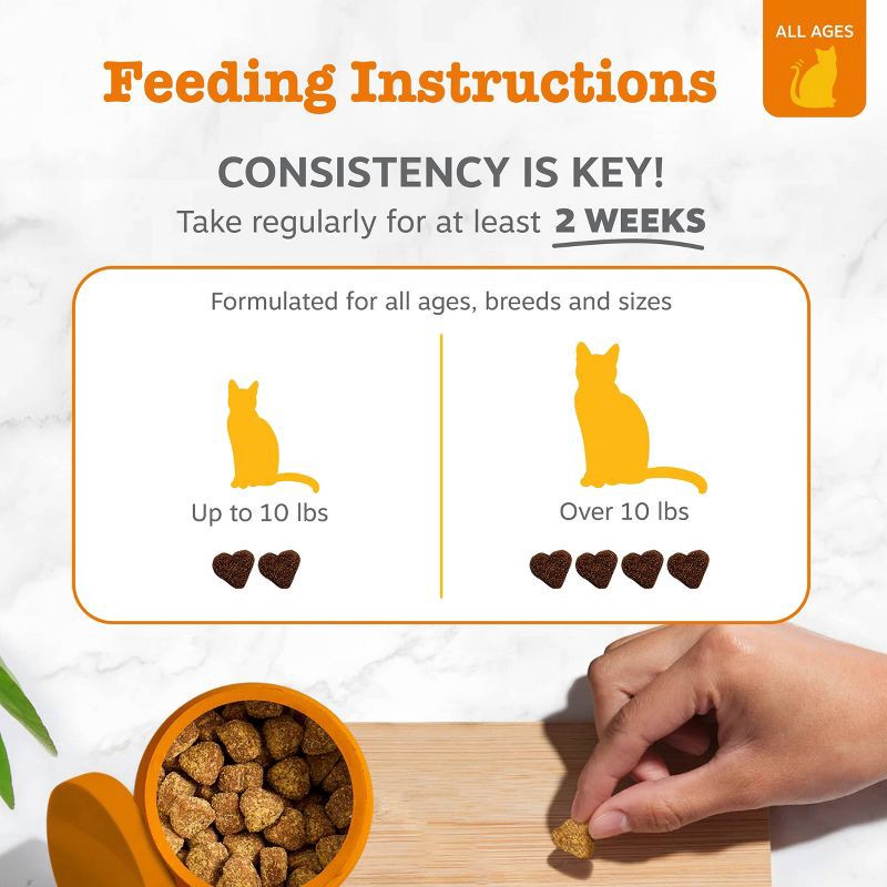 slide 6 of 13, Zesty Paws Bacon Flavor Hairball Bites Cat Treats - 30ct, 30 ct