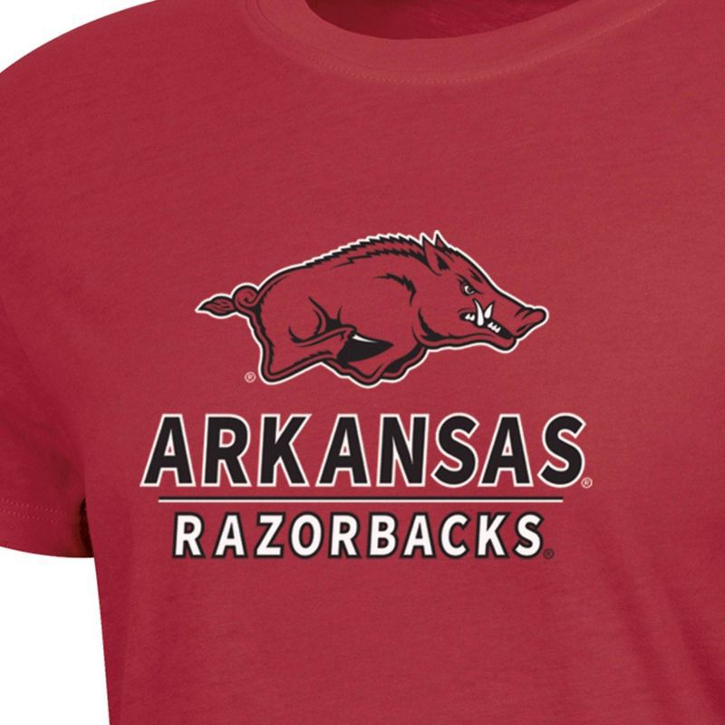 slide 3 of 3, NCAA Arkansas Razorbacks Women's Crew T-Shirt - L, 1 ct