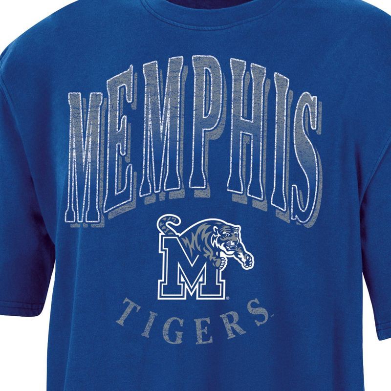 slide 3 of 3, NCAA Memphis Tigers Women's Fashion T-Shirt - M: Lightweight Cotton-Polyester Jersey, 1 ct
