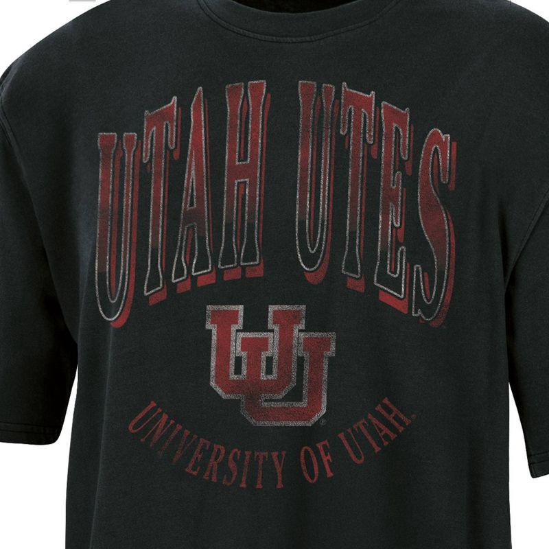 slide 3 of 3, NCAA Utah Utes Women's Fashion T-Shirt - M: Lightweight Cotton-Polyester Jersey, 1 ct