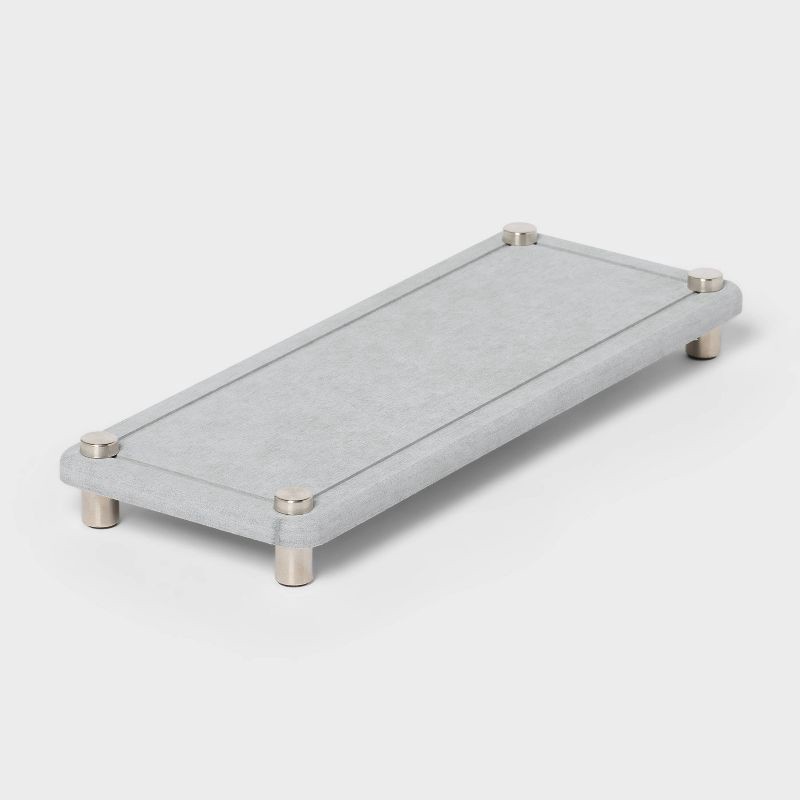 slide 1 of 3, Diatomite Quick Dry Tray and Sink Caddy Gray - Brightroom™, 1 ct
