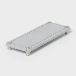 Diatomite Quick Dry Tray and Sink Caddy Gray - Brightroom™