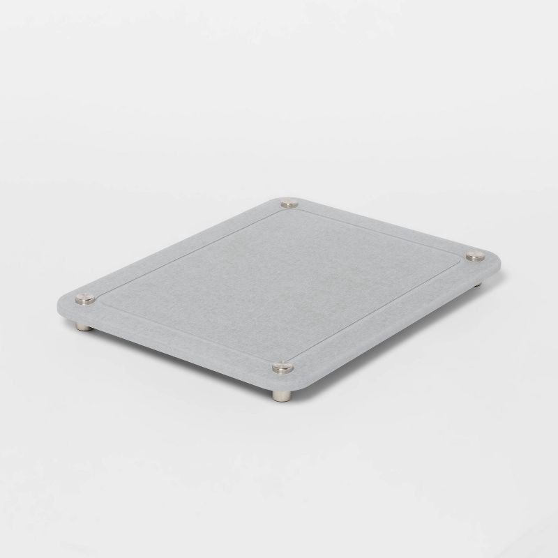 slide 1 of 3, Diatomite Quick Dry Dish Drying Mat Gray - Brightroom™, 1 ct