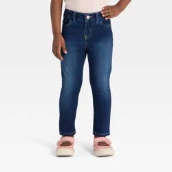 Toddler Girls' Denim Jeggings - Cat & Jack™ Dark Wash 4T
