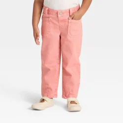 Toddler Girls' Barrel Pants - Cat & Jack™ Pink 5T