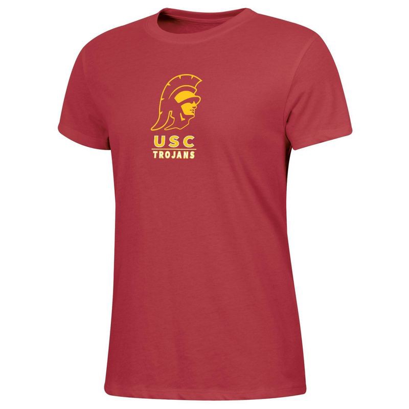 slide 1 of 3, NCAA USC Trojans Women's Crew T-Shirt - S, 1 ct