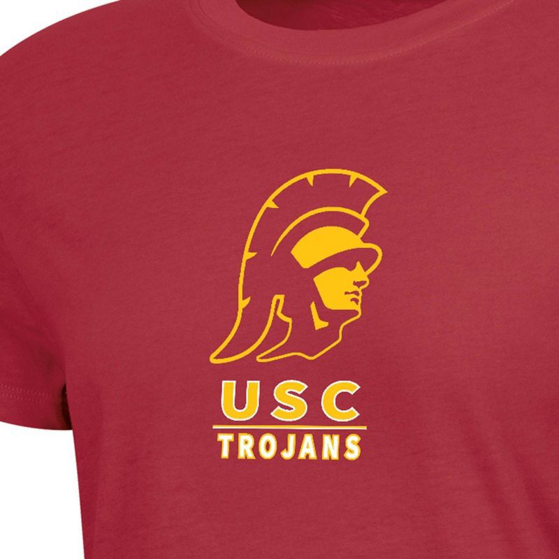 slide 3 of 3, NCAA USC Trojans Women's Crew T-Shirt - L, 1 ct