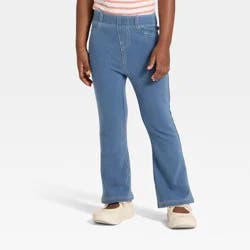 Toddler Girls' Flare Jeggings - Cat & Jack™ Medium Wash 2T