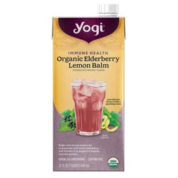 Yogi Organic Elderberry Lemon Balm Herbal Tea Concentrate - 32 fl oz