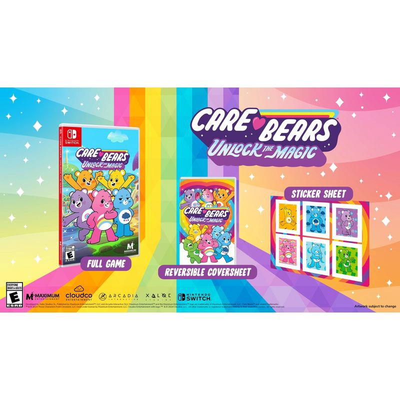slide 2 of 8, Care Bears: Unlock The Magic Nintendo Switch, 1 ct