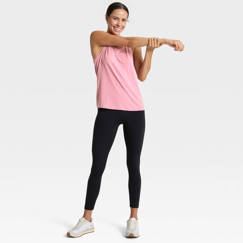 slide 4 of 5, Women's Beyond Ease Racerback Tank Top - All In Motion™ Mauve XS, 1 ct