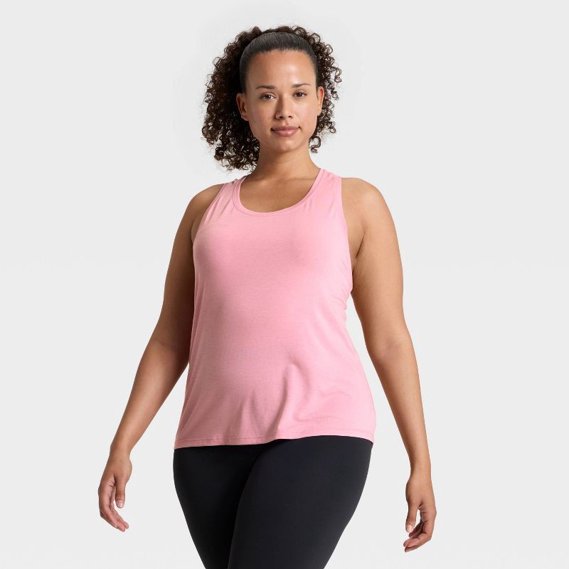 slide 5 of 5, Women's Beyond Ease Racerback Tank Top - All In Motion™ Mauve XS, 1 ct