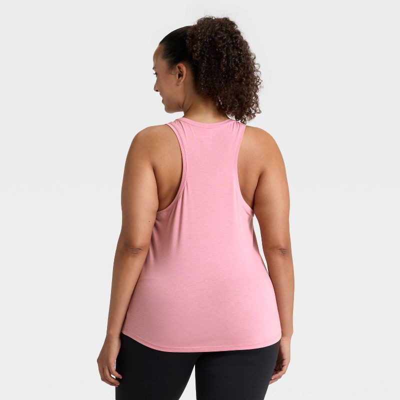 slide 3 of 5, Women's Beyond Ease Racerback Tank Top - All In Motion™ Mauve XS, 1 ct