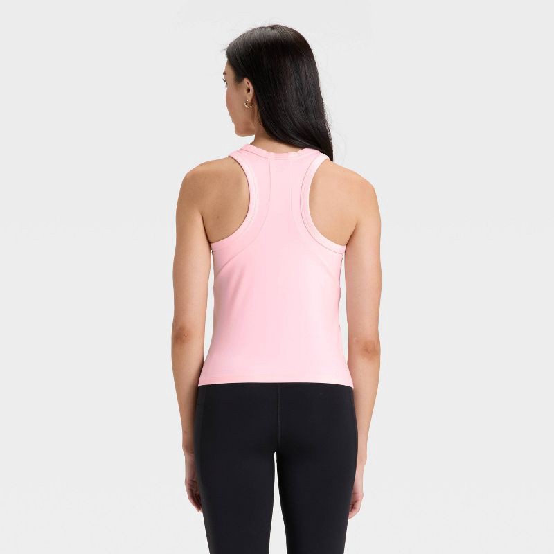slide 2 of 5, Women's High Neck Racerback Tank Top - All In Motion™ Light Pink XL, 1 ct