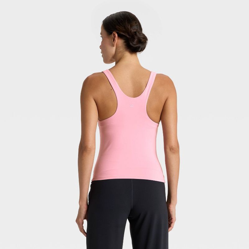 slide 2 of 5, Women's Everyday Soft Square Neck Tank Top - All In Motion™ Mauve S, 1 ct