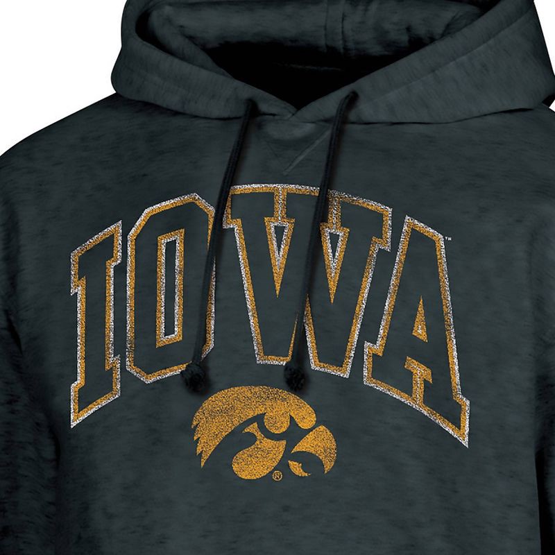 slide 3 of 3, NCAA Iowa Hawkeyes Men's Hooded Sweatshirt - M: Fleece Pullover with Kangaroo Pocket, 1 ct