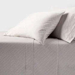 King 400 Thread Count Christmas Holiday Performance Sheet Set Twinkle Stars - Threshold™