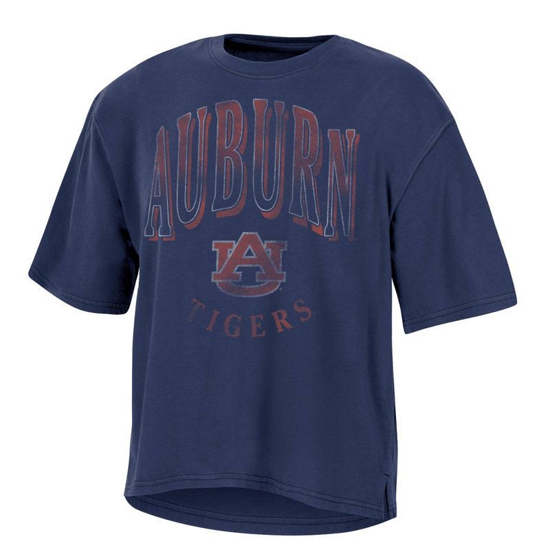 slide 1 of 3, NCAA Auburn Tigers Women's Fashion T-Shirt - XL, 1 ct