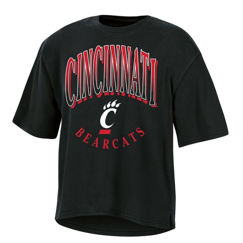 slide 1 of 3, NCAA Cincinnati Bearcats Women's Fashion T-Shirt - L, 1 ct