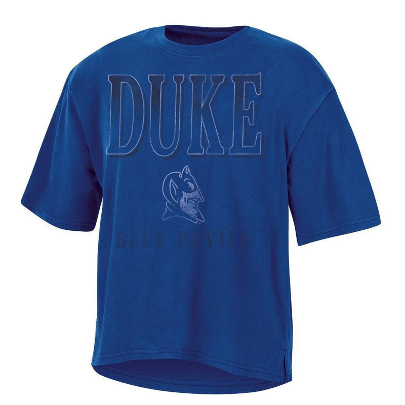 slide 1 of 3, NCAA Duke Blue Devils Women's Fashion T-Shirt - XL, 1 ct