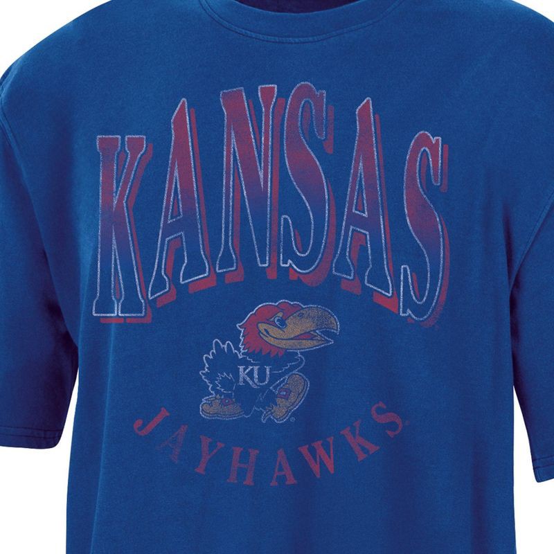 slide 3 of 3, NCAA Kansas Jayhawks Women's Fashion T-Shirt - XL, 1 ct