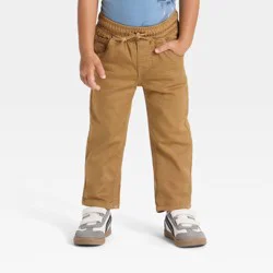 Toddler Boys' Straight Fit Denim Pants - Cat & Jack™ Khaki 4T